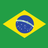 Flag of Brazil, with a green field and a yellow diamond in the center containing a blue globe with white stars and a white banner across it.