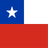 Flag of Chile, with two horizontal bands in white (top) and red (bottom), and a blue square in the upper hoist corner containing a white five-pointed star.