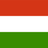 Flag of Hungary with horizontal stripes in red, white, and green