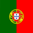 Flag of Portugal with green and red vertical fields and a national coat of arms inside an armillary sphere