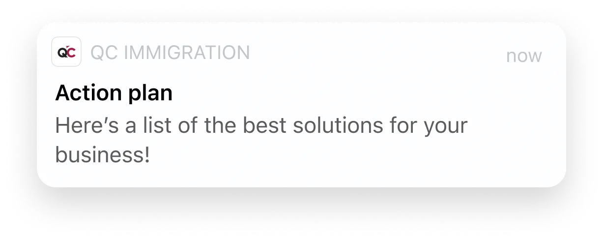 notification