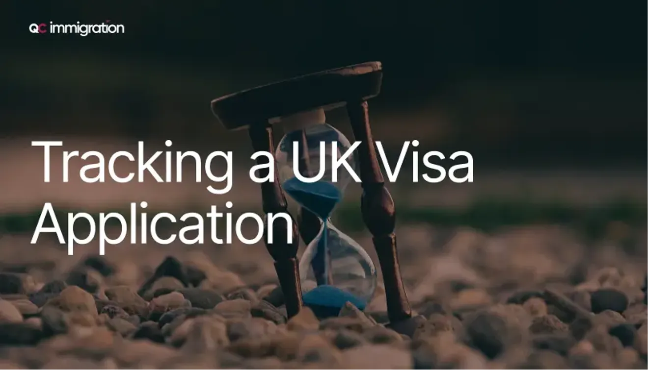 Hourglass on a sandy surface representing waiting period and tracking progress of a UK visa application
